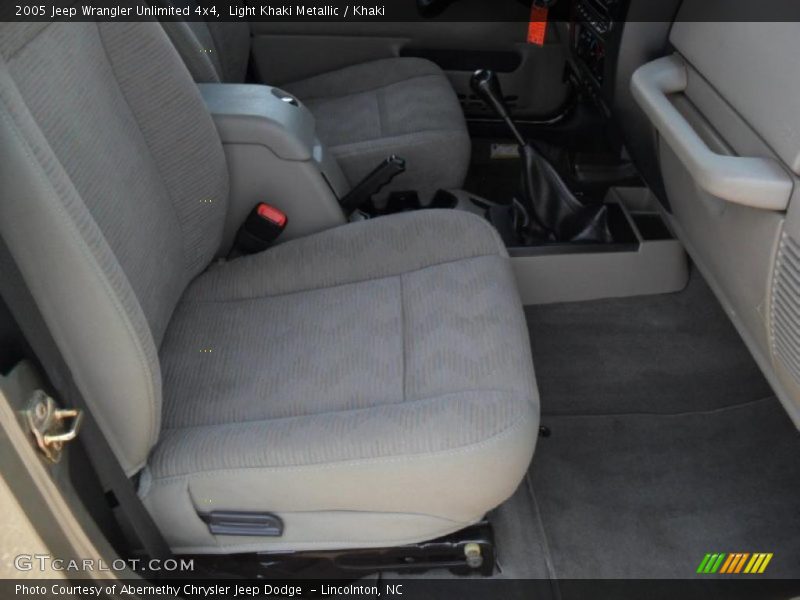 Light Khaki Metallic / Khaki 2005 Jeep Wrangler Unlimited 4x4
