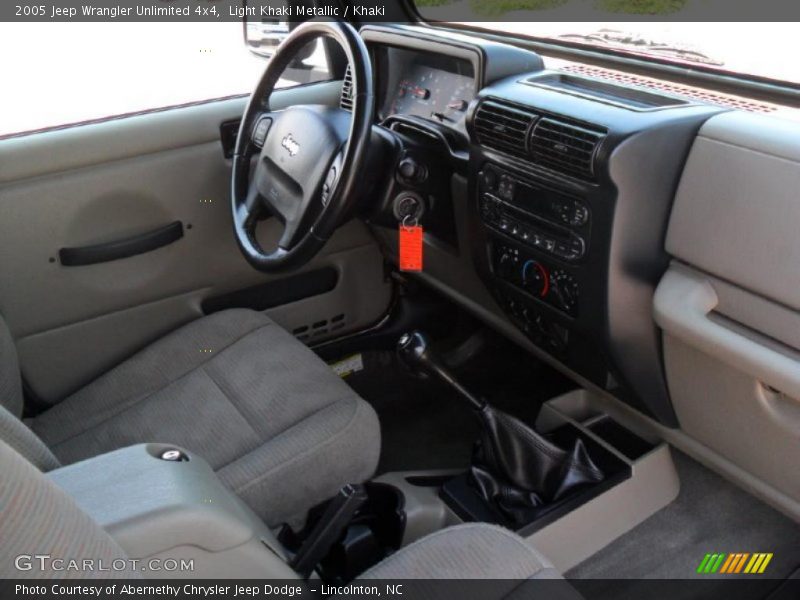 Light Khaki Metallic / Khaki 2005 Jeep Wrangler Unlimited 4x4