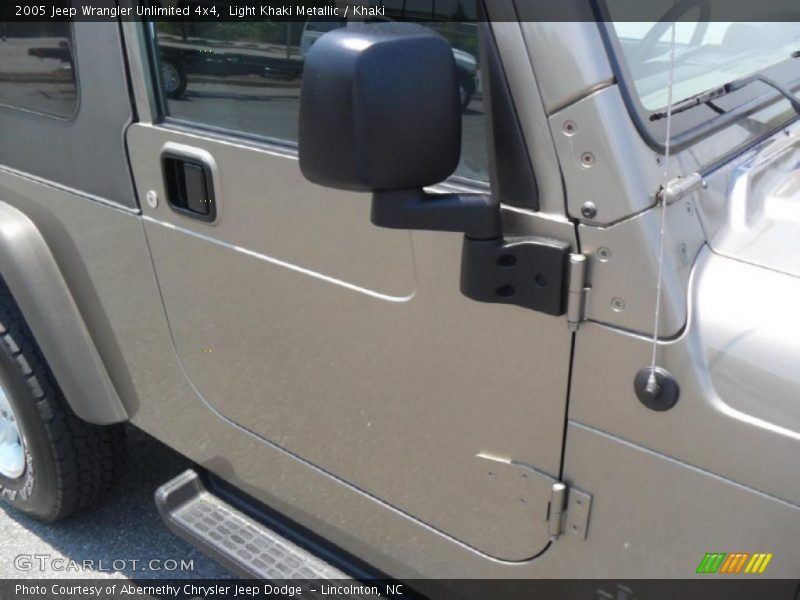 Light Khaki Metallic / Khaki 2005 Jeep Wrangler Unlimited 4x4