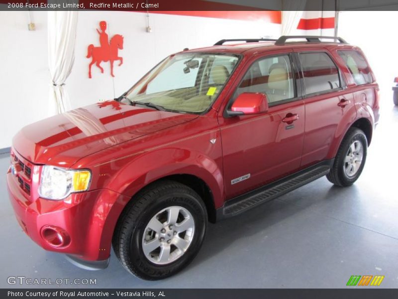 Redfire Metallic / Camel 2008 Ford Escape Limited