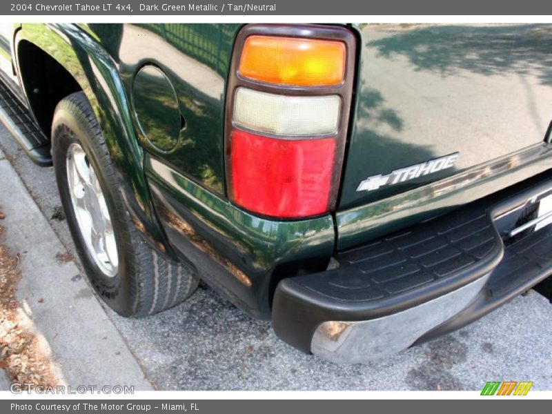 Dark Green Metallic / Tan/Neutral 2004 Chevrolet Tahoe LT 4x4