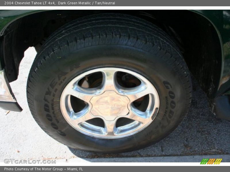 Dark Green Metallic / Tan/Neutral 2004 Chevrolet Tahoe LT 4x4