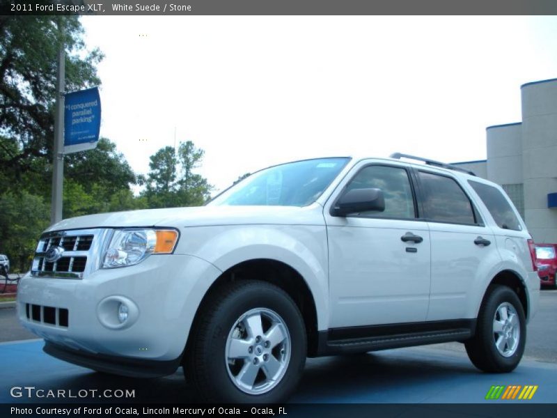 White Suede / Stone 2011 Ford Escape XLT