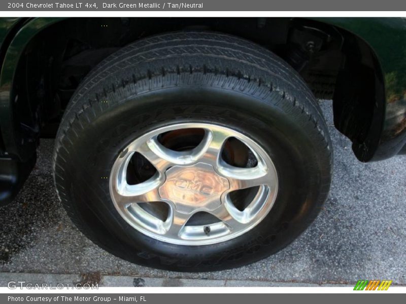Dark Green Metallic / Tan/Neutral 2004 Chevrolet Tahoe LT 4x4
