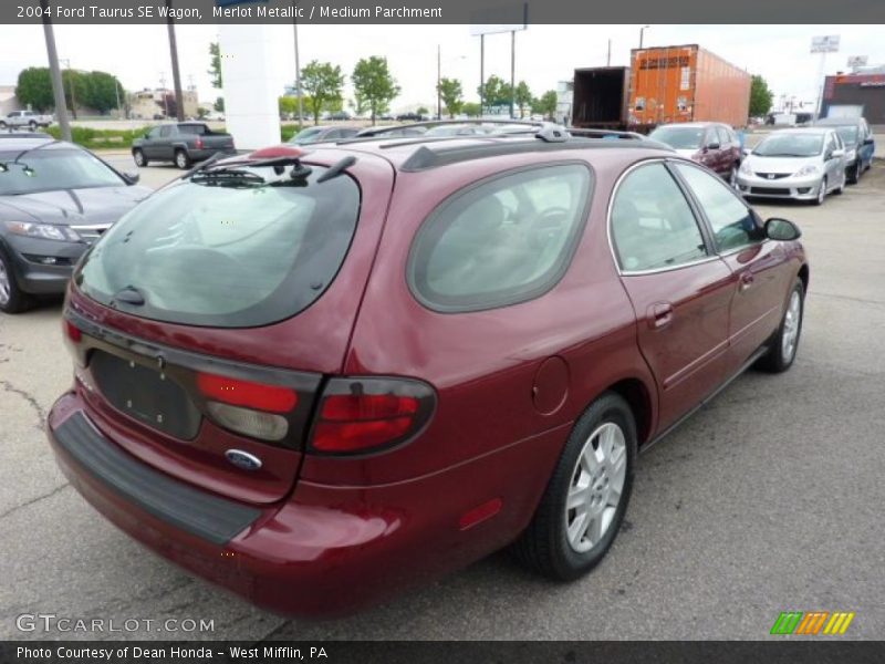 Merlot Metallic / Medium Parchment 2004 Ford Taurus SE Wagon