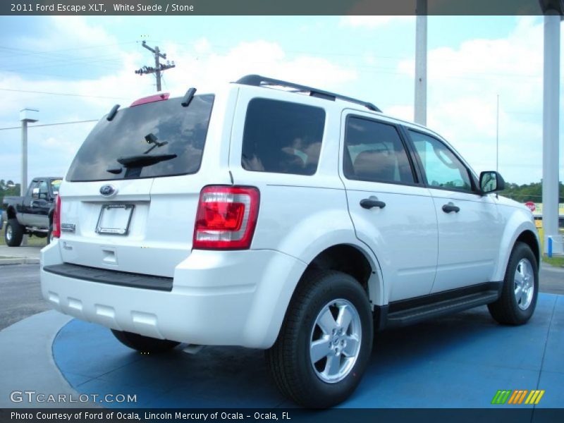 White Suede / Stone 2011 Ford Escape XLT