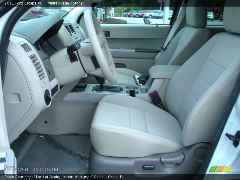 White Suede / Stone 2011 Ford Escape XLT