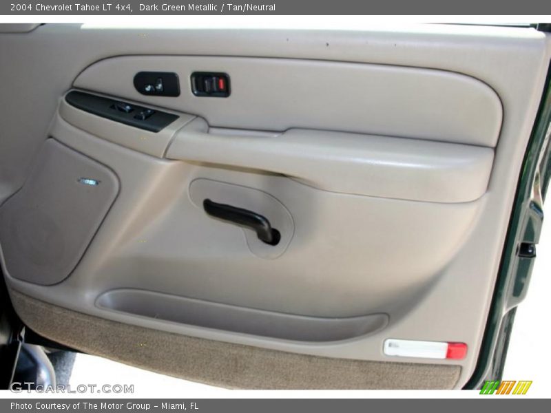 Dark Green Metallic / Tan/Neutral 2004 Chevrolet Tahoe LT 4x4