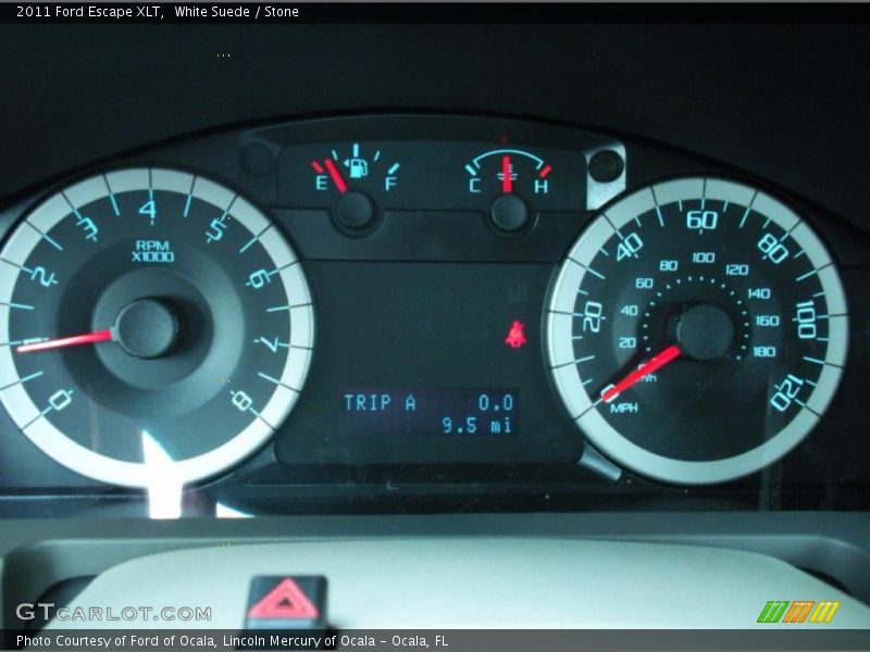 White Suede / Stone 2011 Ford Escape XLT