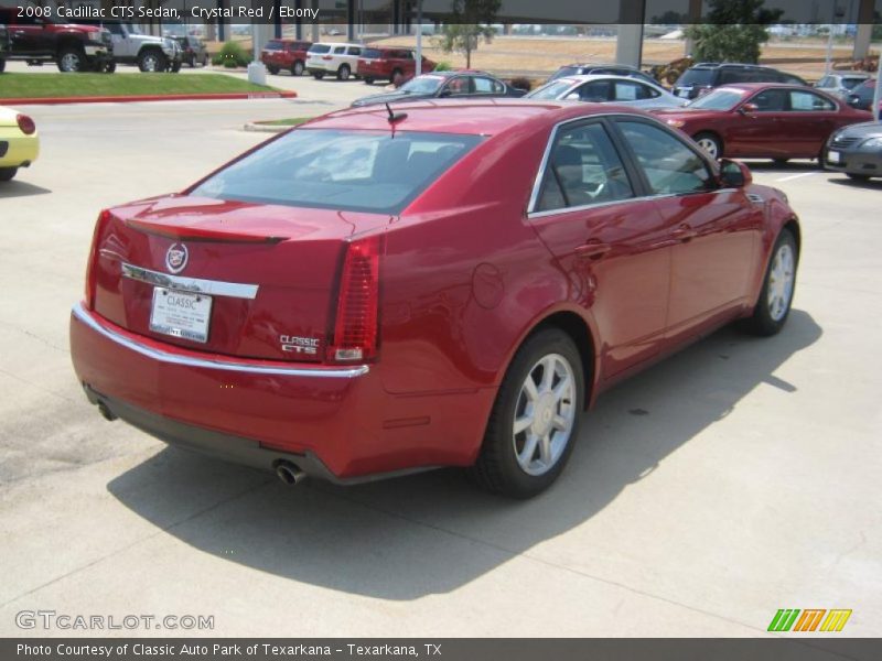 Crystal Red / Ebony 2008 Cadillac CTS Sedan