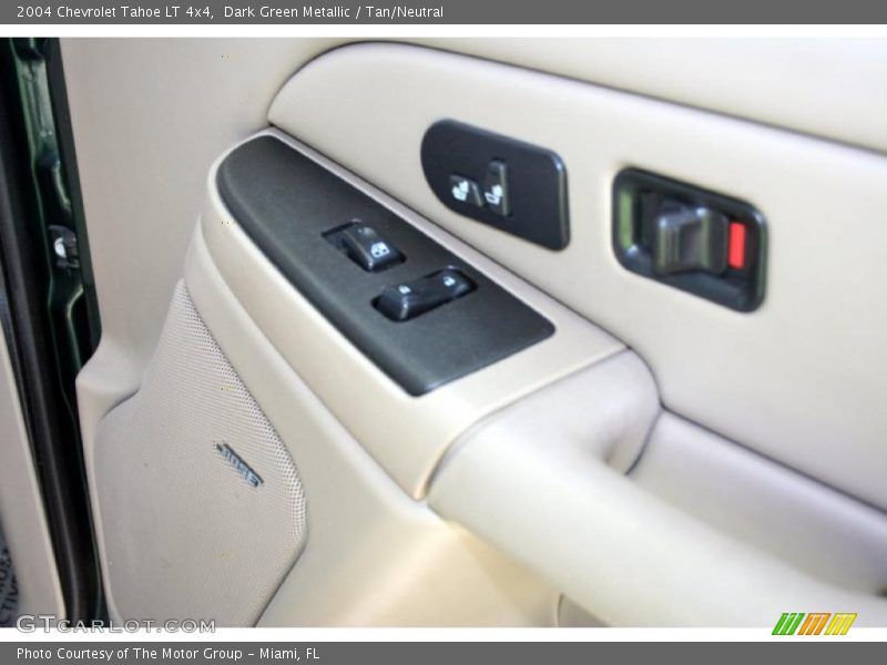 Dark Green Metallic / Tan/Neutral 2004 Chevrolet Tahoe LT 4x4