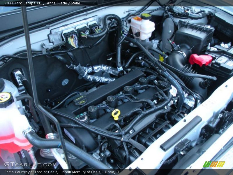 White Suede / Stone 2011 Ford Escape XLT