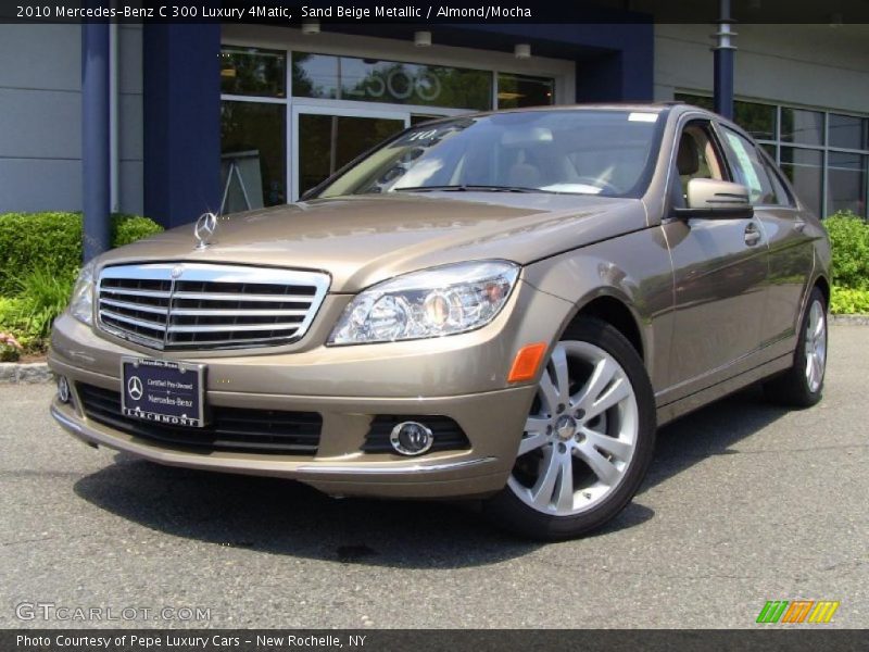 Sand Beige Metallic / Almond/Mocha 2010 Mercedes-Benz C 300 Luxury 4Matic