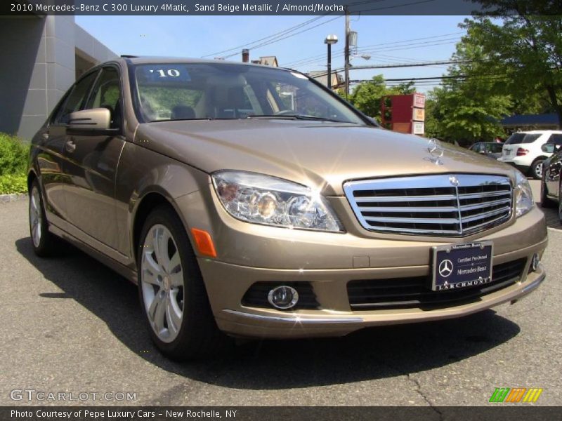 Sand Beige Metallic / Almond/Mocha 2010 Mercedes-Benz C 300 Luxury 4Matic