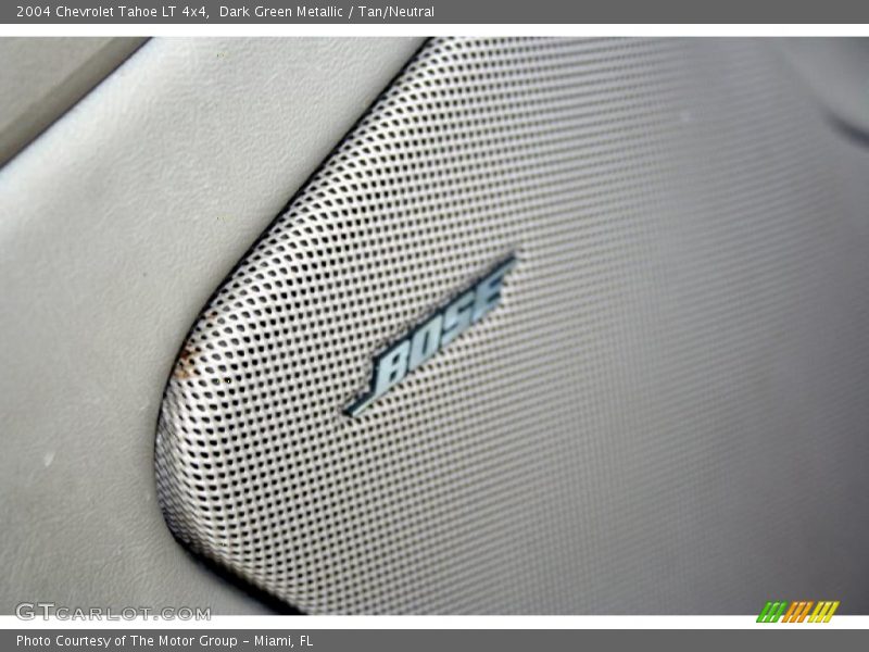 Dark Green Metallic / Tan/Neutral 2004 Chevrolet Tahoe LT 4x4