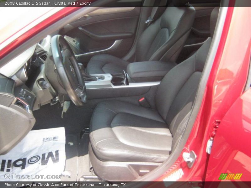 Crystal Red / Ebony 2008 Cadillac CTS Sedan