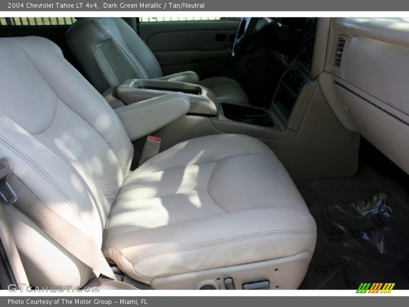 Dark Green Metallic / Tan/Neutral 2004 Chevrolet Tahoe LT 4x4