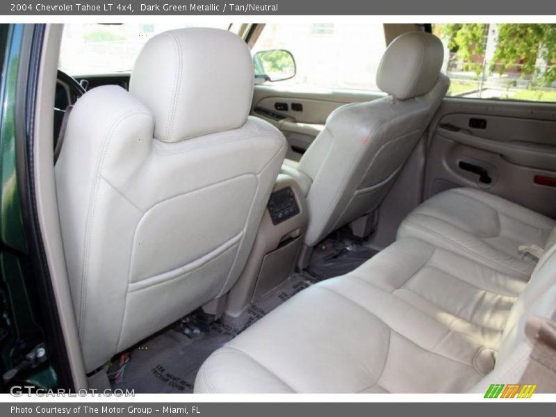 Dark Green Metallic / Tan/Neutral 2004 Chevrolet Tahoe LT 4x4