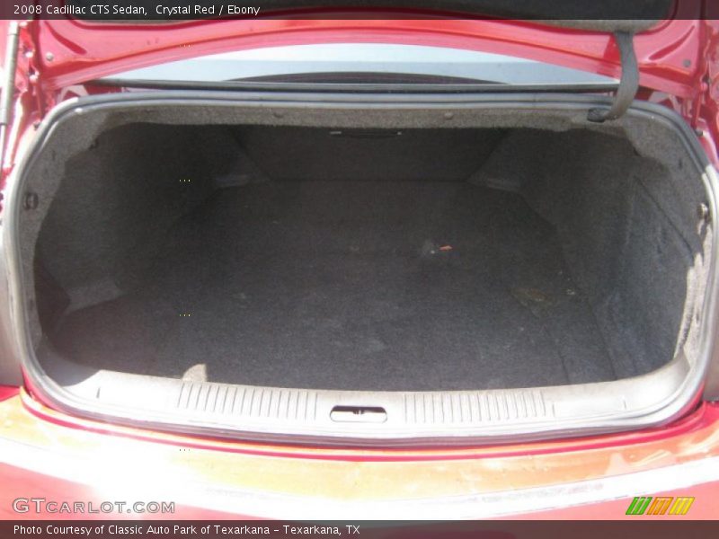 Crystal Red / Ebony 2008 Cadillac CTS Sedan