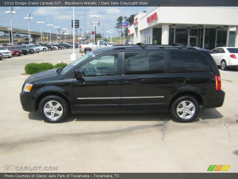 Blackberry Metallic / Dark Slate Gray/Light Shale 2010 Dodge Grand Caravan SXT