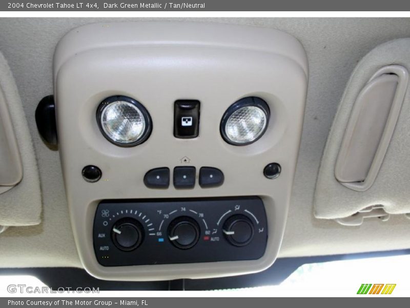 Dark Green Metallic / Tan/Neutral 2004 Chevrolet Tahoe LT 4x4