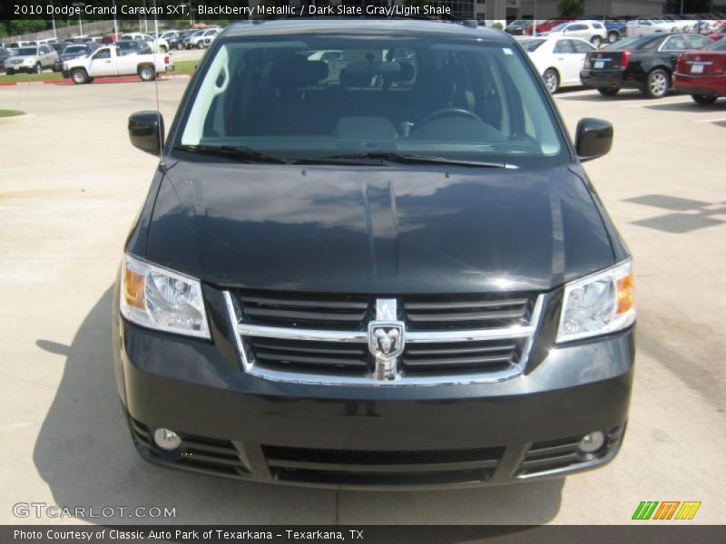 Blackberry Metallic / Dark Slate Gray/Light Shale 2010 Dodge Grand Caravan SXT