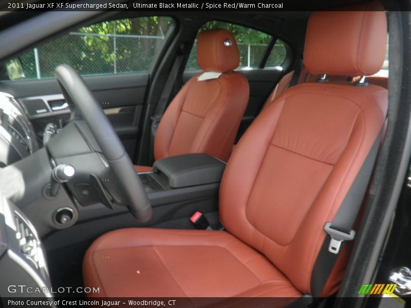  2011 XF XF Supercharged Sedan Spice Red/Warm Charcoal Interior