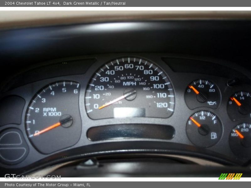 Dark Green Metallic / Tan/Neutral 2004 Chevrolet Tahoe LT 4x4