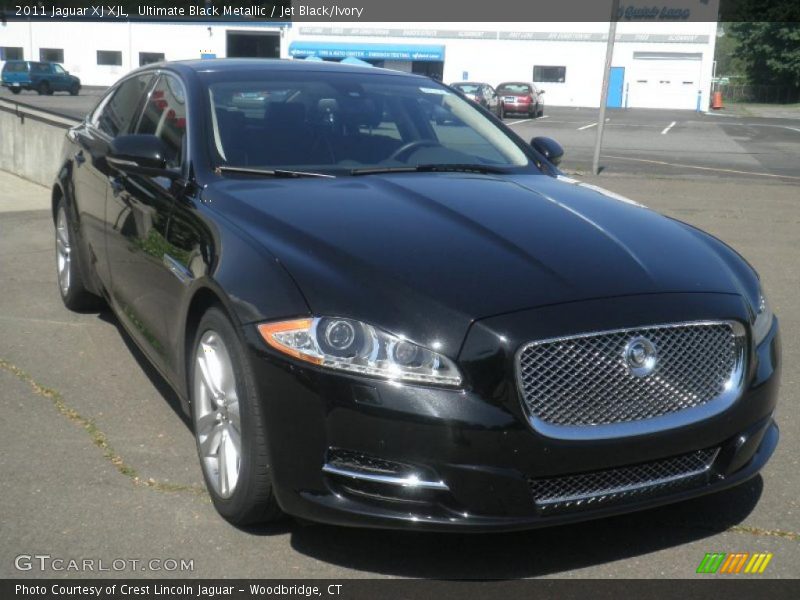 Ultimate Black Metallic / Jet Black/Ivory 2011 Jaguar XJ XJL