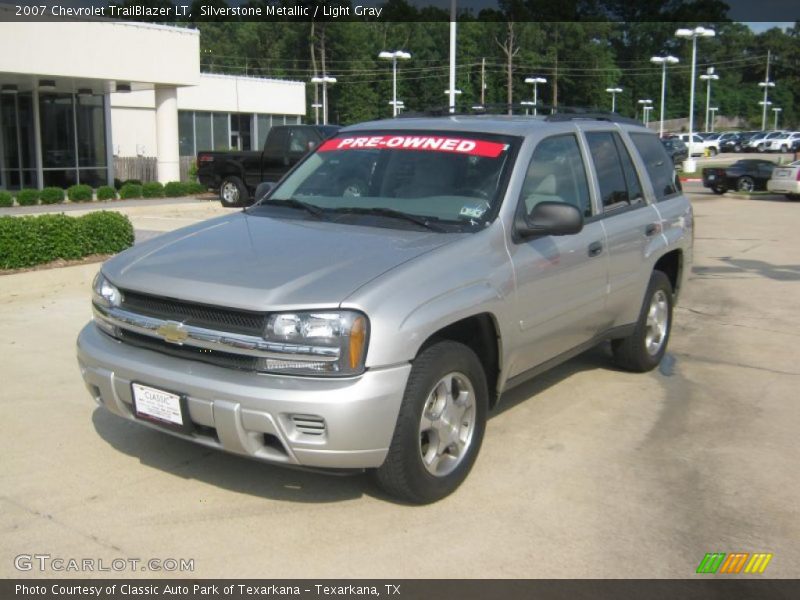 Silverstone Metallic / Light Gray 2007 Chevrolet TrailBlazer LT