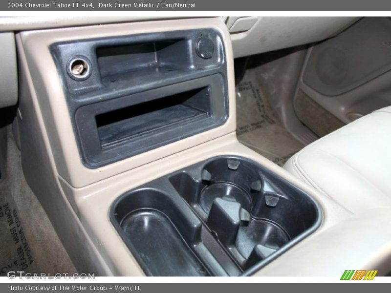 Dark Green Metallic / Tan/Neutral 2004 Chevrolet Tahoe LT 4x4