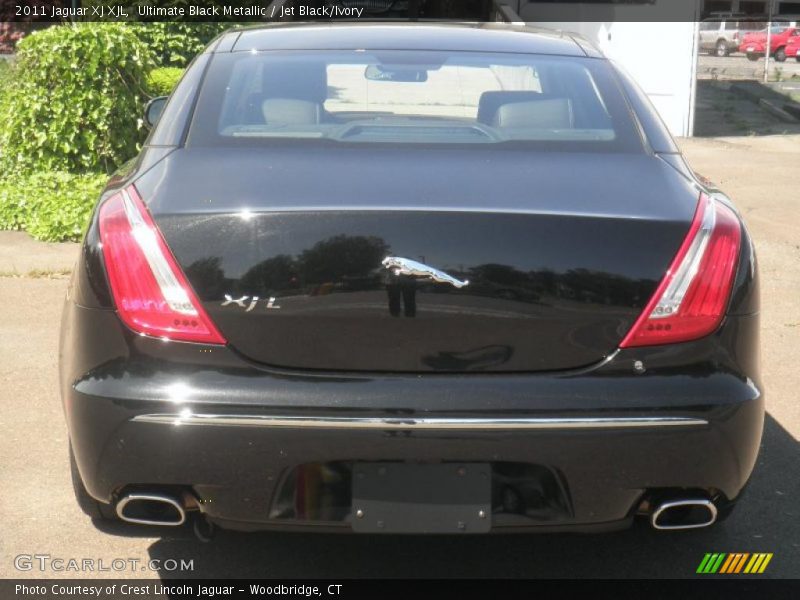 Ultimate Black Metallic / Jet Black/Ivory 2011 Jaguar XJ XJL