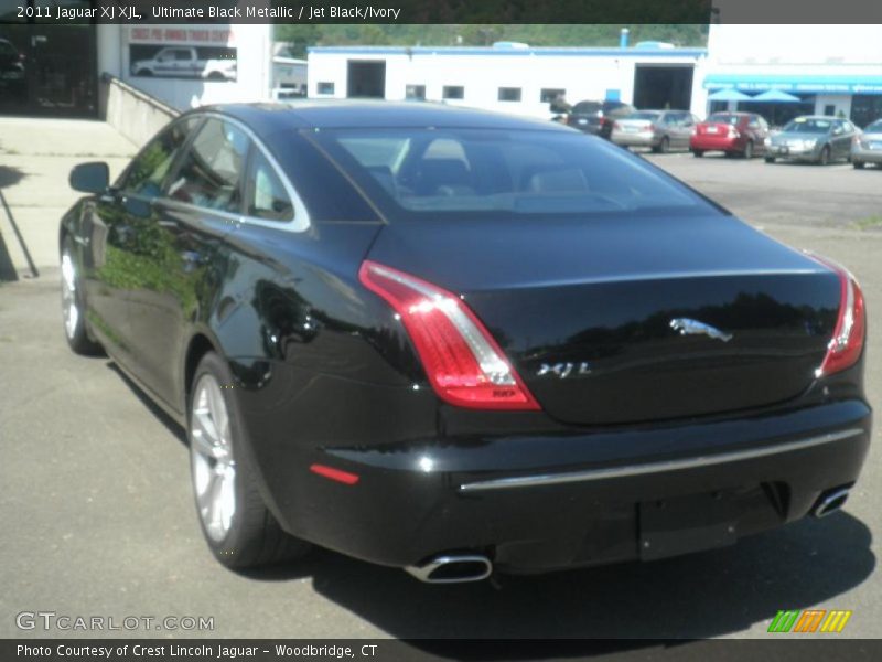 Ultimate Black Metallic / Jet Black/Ivory 2011 Jaguar XJ XJL