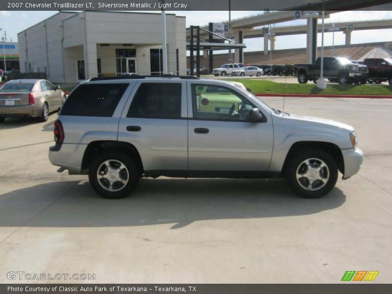 Silverstone Metallic / Light Gray 2007 Chevrolet TrailBlazer LT