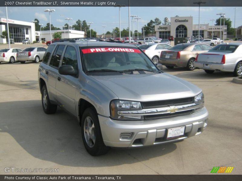 Silverstone Metallic / Light Gray 2007 Chevrolet TrailBlazer LT