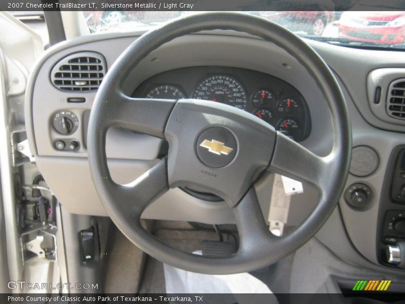 Silverstone Metallic / Light Gray 2007 Chevrolet TrailBlazer LT