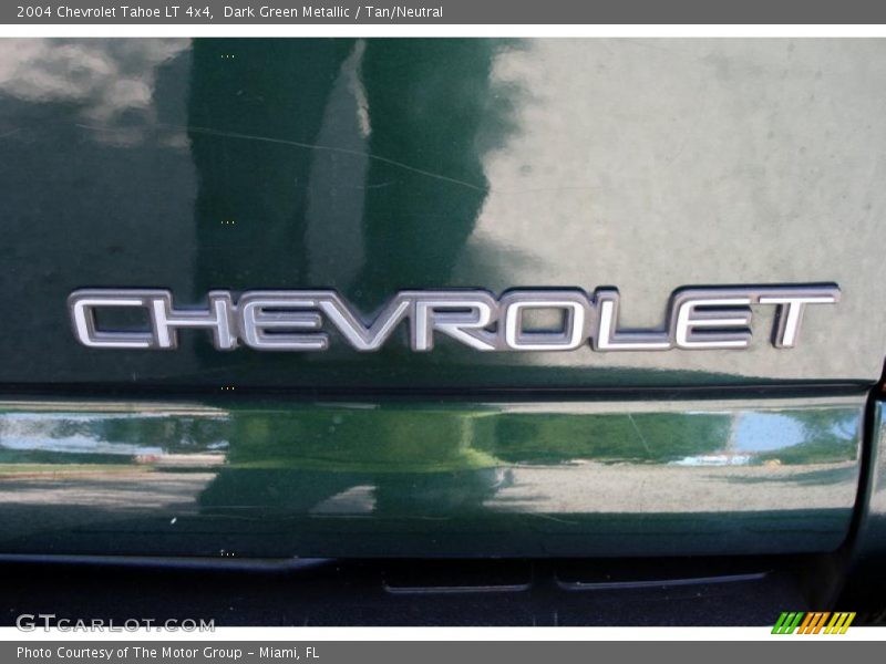 Dark Green Metallic / Tan/Neutral 2004 Chevrolet Tahoe LT 4x4