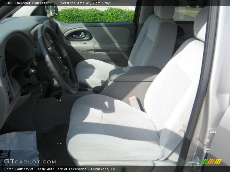 Silverstone Metallic / Light Gray 2007 Chevrolet TrailBlazer LT