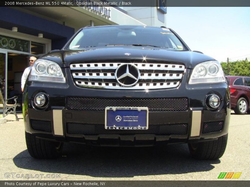 Obsidian Black Metallic / Black 2008 Mercedes-Benz ML 550 4Matic