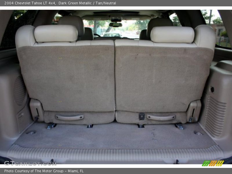Dark Green Metallic / Tan/Neutral 2004 Chevrolet Tahoe LT 4x4