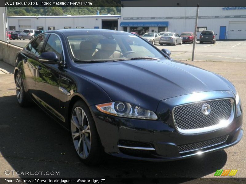 Indigo Metallic / Ivory/Truffle 2011 Jaguar XJ XJ