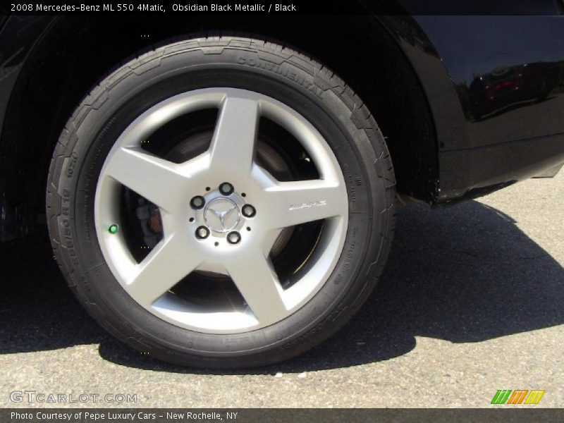 Obsidian Black Metallic / Black 2008 Mercedes-Benz ML 550 4Matic