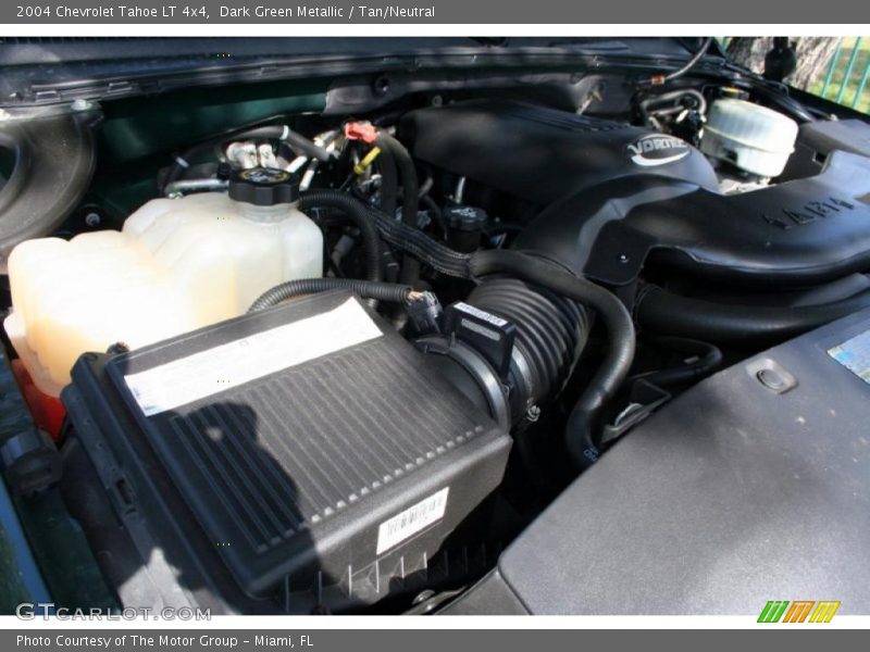 Dark Green Metallic / Tan/Neutral 2004 Chevrolet Tahoe LT 4x4