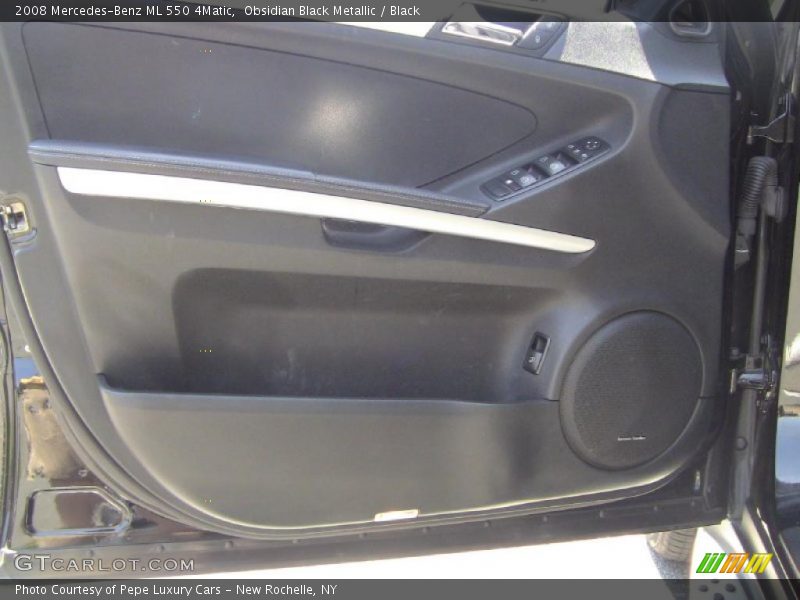 Obsidian Black Metallic / Black 2008 Mercedes-Benz ML 550 4Matic