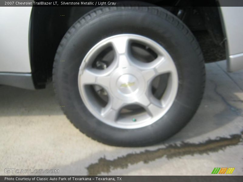 Silverstone Metallic / Light Gray 2007 Chevrolet TrailBlazer LT