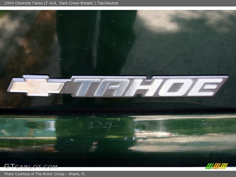 Dark Green Metallic / Tan/Neutral 2004 Chevrolet Tahoe LT 4x4