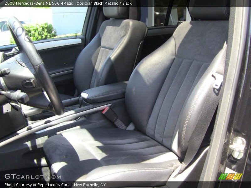 Obsidian Black Metallic / Black 2008 Mercedes-Benz ML 550 4Matic