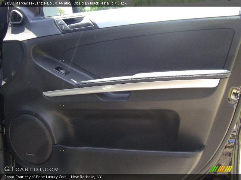 Obsidian Black Metallic / Black 2008 Mercedes-Benz ML 550 4Matic