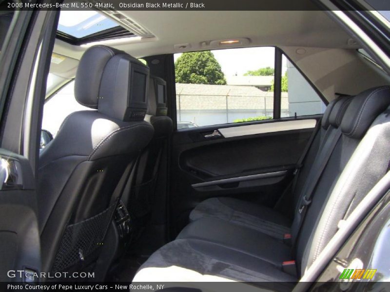 Obsidian Black Metallic / Black 2008 Mercedes-Benz ML 550 4Matic