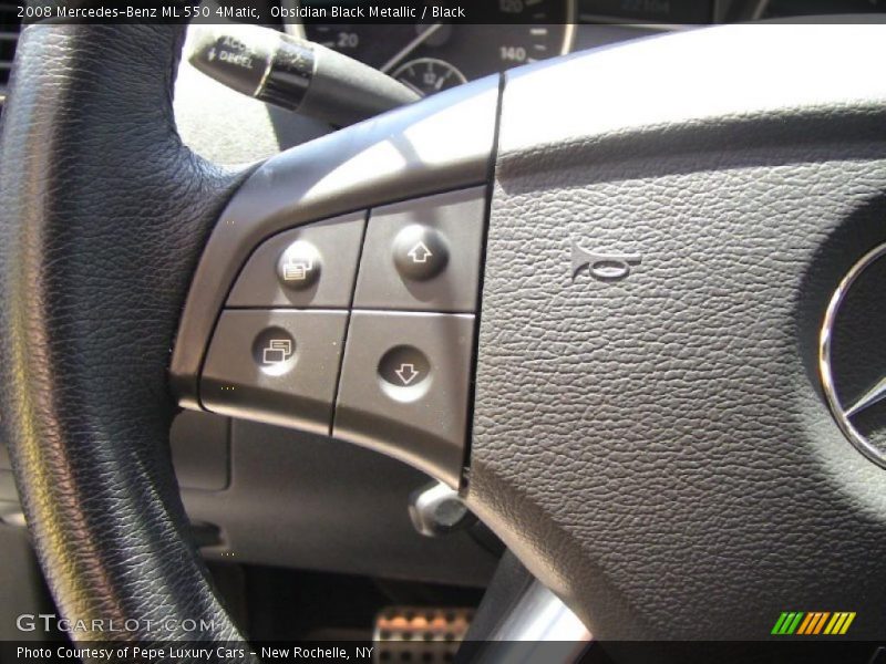 Obsidian Black Metallic / Black 2008 Mercedes-Benz ML 550 4Matic